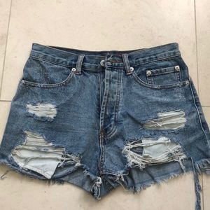 Jean shorts